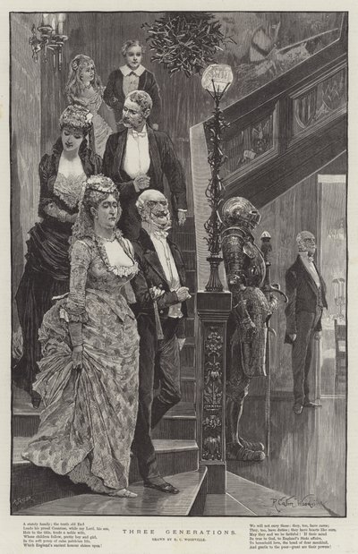 Three Generations by Richard Caton Woodville junior